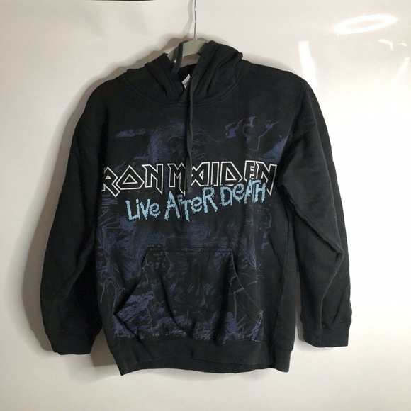 iron maiden live after death hoodie